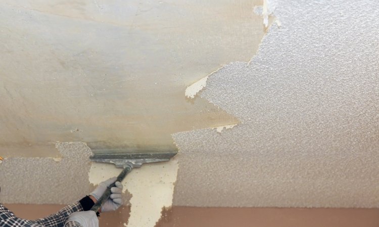 removing a popcorn ceiling