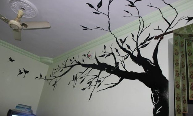 Paint Trees on the Wall in Singapore